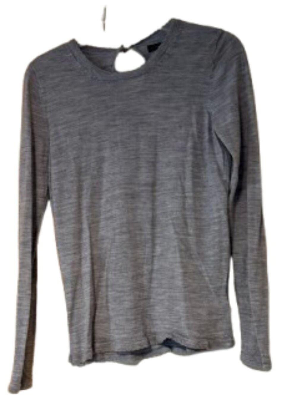 Catherine Malandrino Light Gray Long Sleeve Wool Sweater - Large